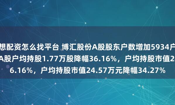 想配资怎么找平台 博汇股份A股股东户数增加5934户增幅56.63%，流通A股户均持股1.77万股降幅36.16%，户均持股市值24.57万元降幅34.27%